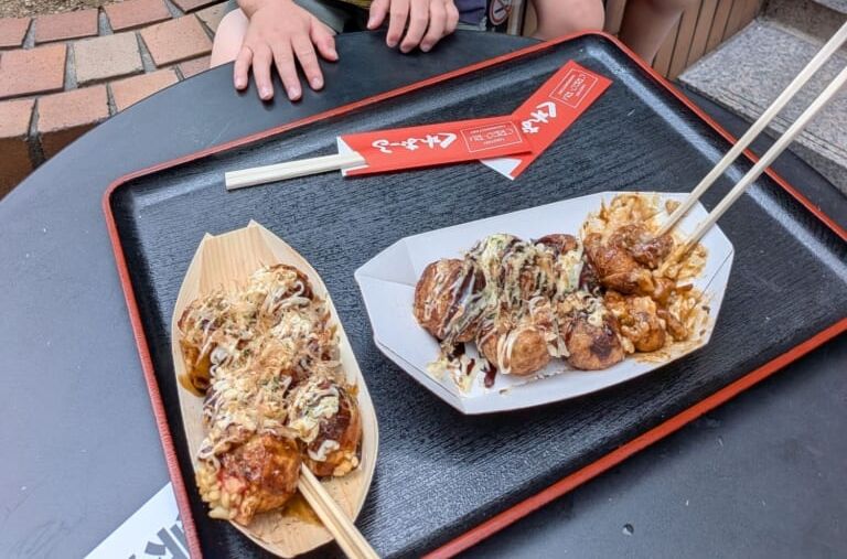 OSAKAたこ焼マーケットで食べたたこ焼き